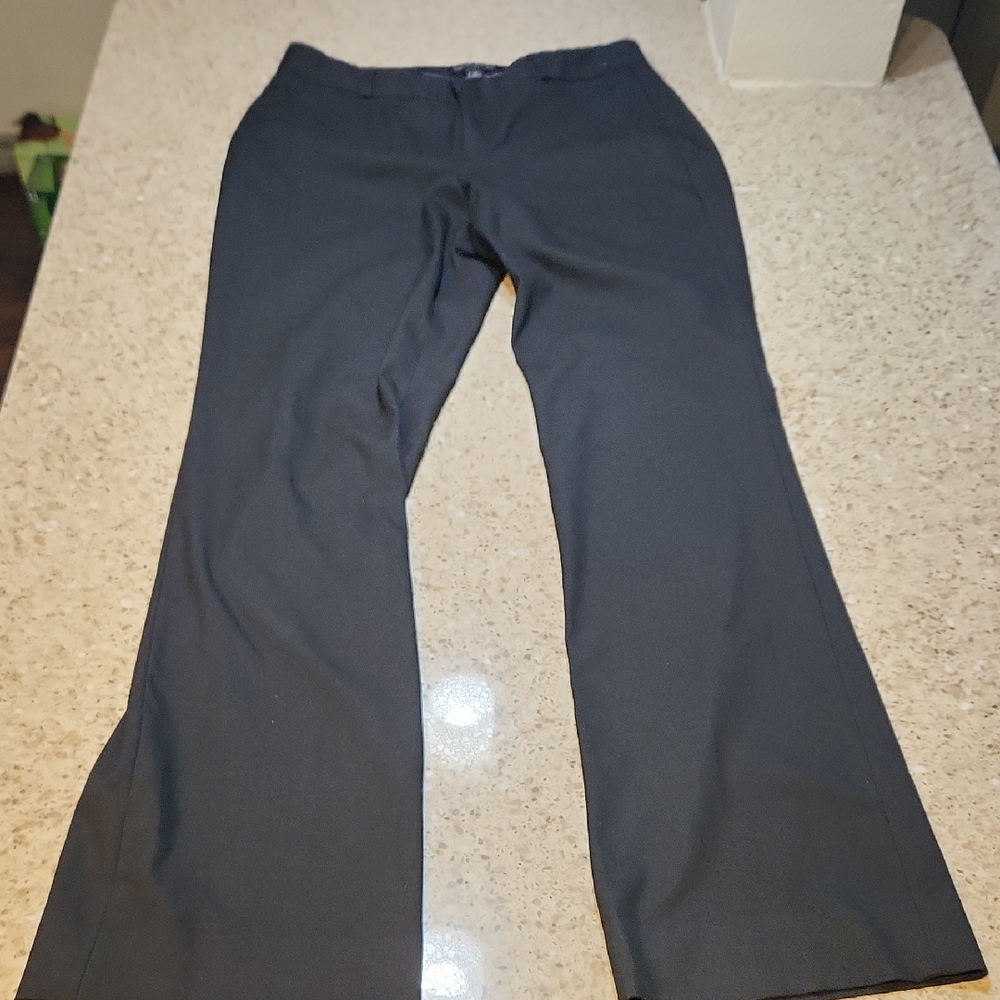 Banana Republic Size 6 Women Dress Pants Logan Curvy Fit Black Dress Pants